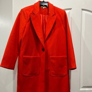 Orange coat size large